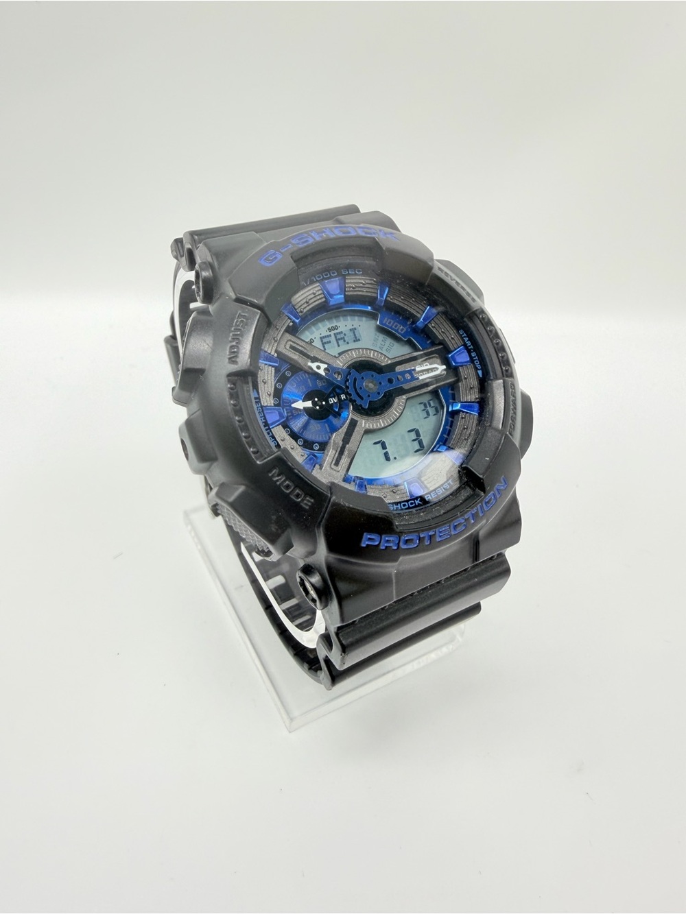 Casio G-Shock GA-110CB-1A Black Blue Ana-Digi Watch 5146 200M Working